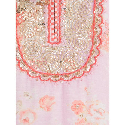 Gopi vaid Pink Embellished Tunic