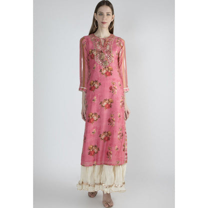 Gopi vaid Pink Gota Work Tunic