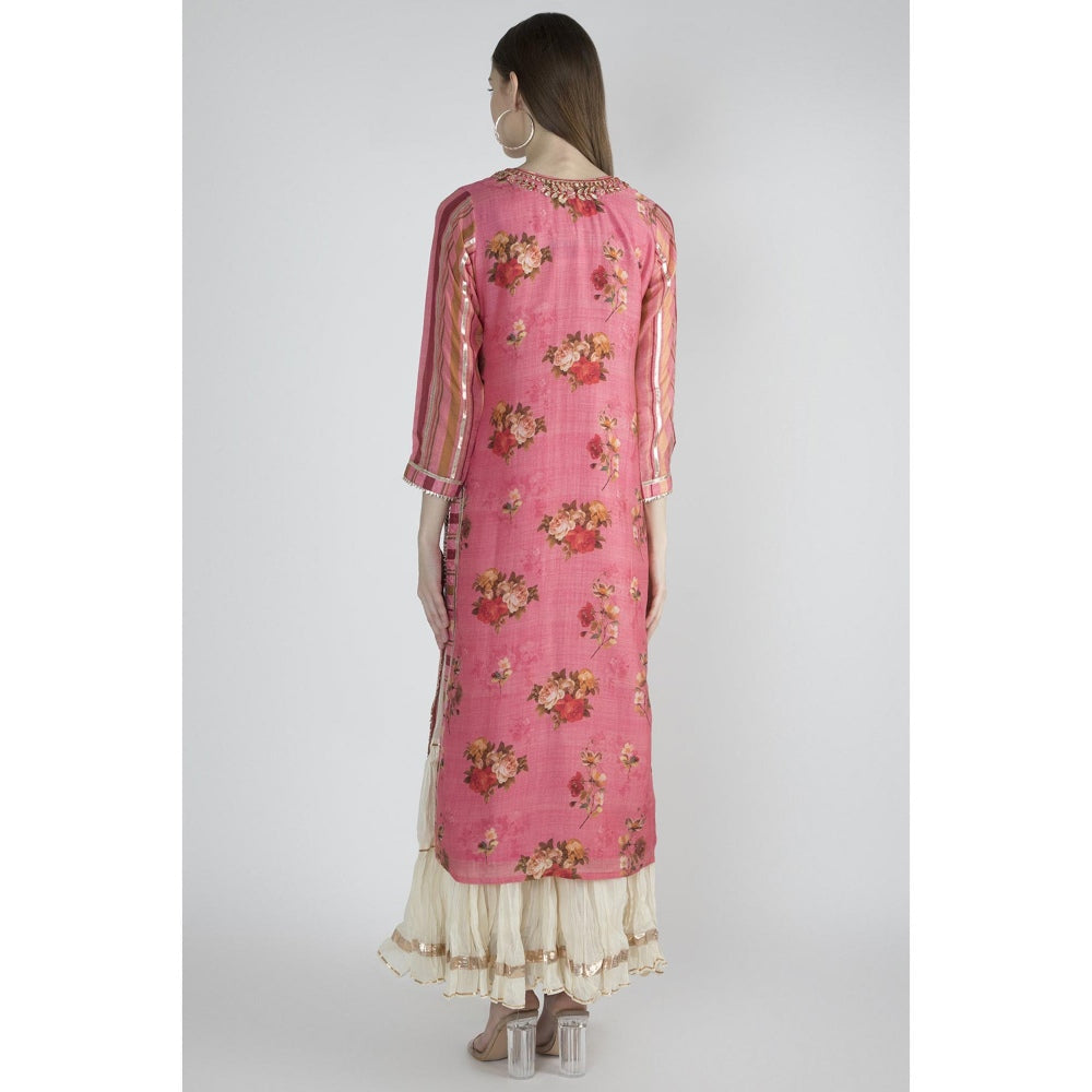 Gopi vaid Pink Gota Work Tunic