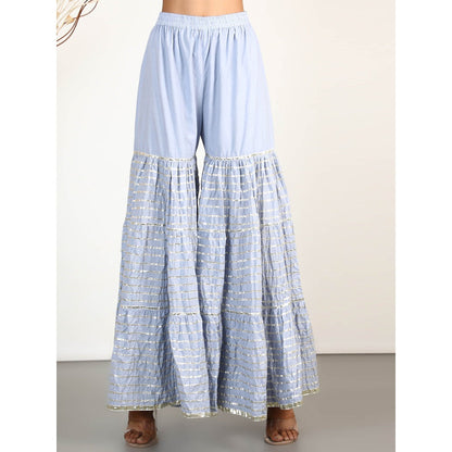 Gopi Vaid Embellished Sitara Matka Sharara And Kurta With Dupatta (Set of 3)