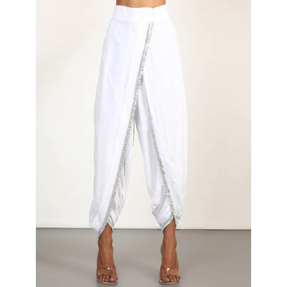 Gopi Vaid Embellished Chand AG With Dhoti And Kurta (Set of 2)