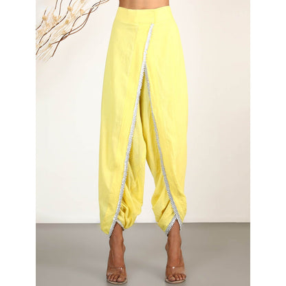 Gopi Vaid Embellished Chand AG With Dhoti And Kurta (Set of 2)