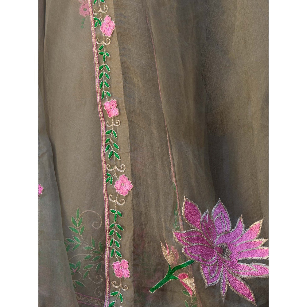 House Of Muher Alayna Olive Suit Set (Set of 3)