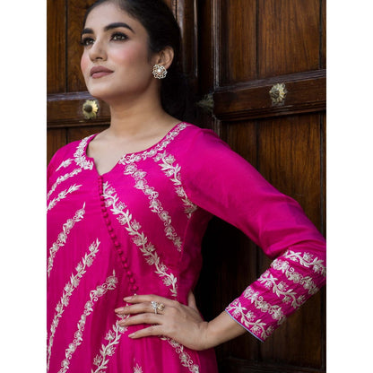 House Of Muher Miraya Pink Suit Set (Set of 3)