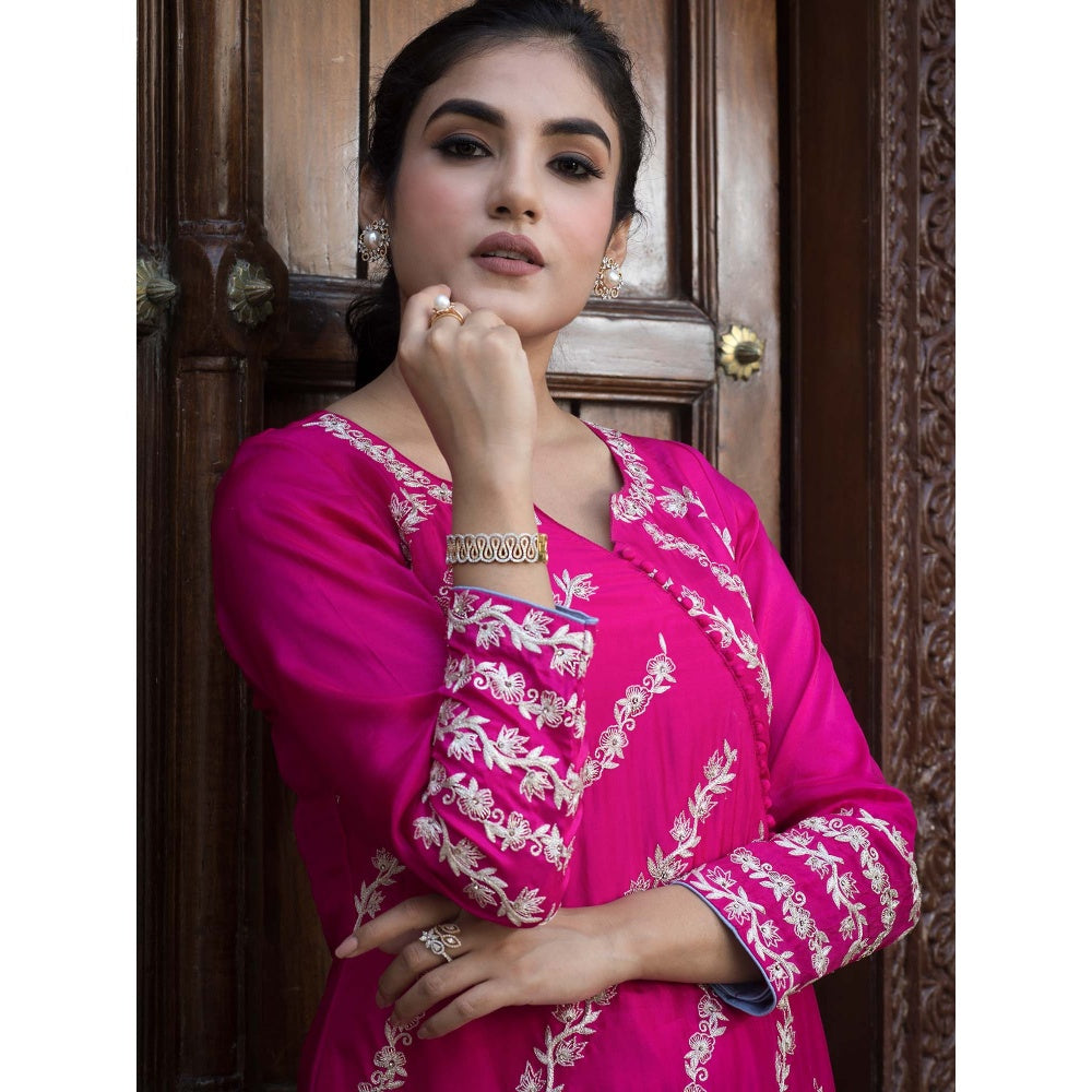House Of Muher Miraya Pink Suit Set (Set of 3)