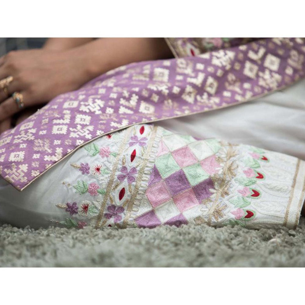 House Of Muher Niva Purple Suit Set (Set of 3)