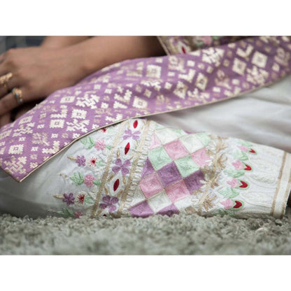 House Of Muher Niva Purple Suit Set (Set of 3)