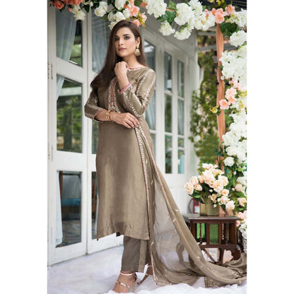 House Of Muher Amara Green Suit Set (Set of 3)