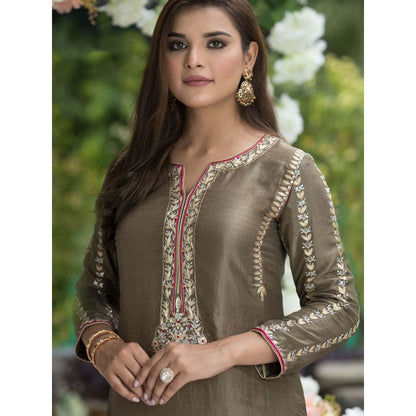 House Of Muher Amara Green Suit Set (Set of 3)