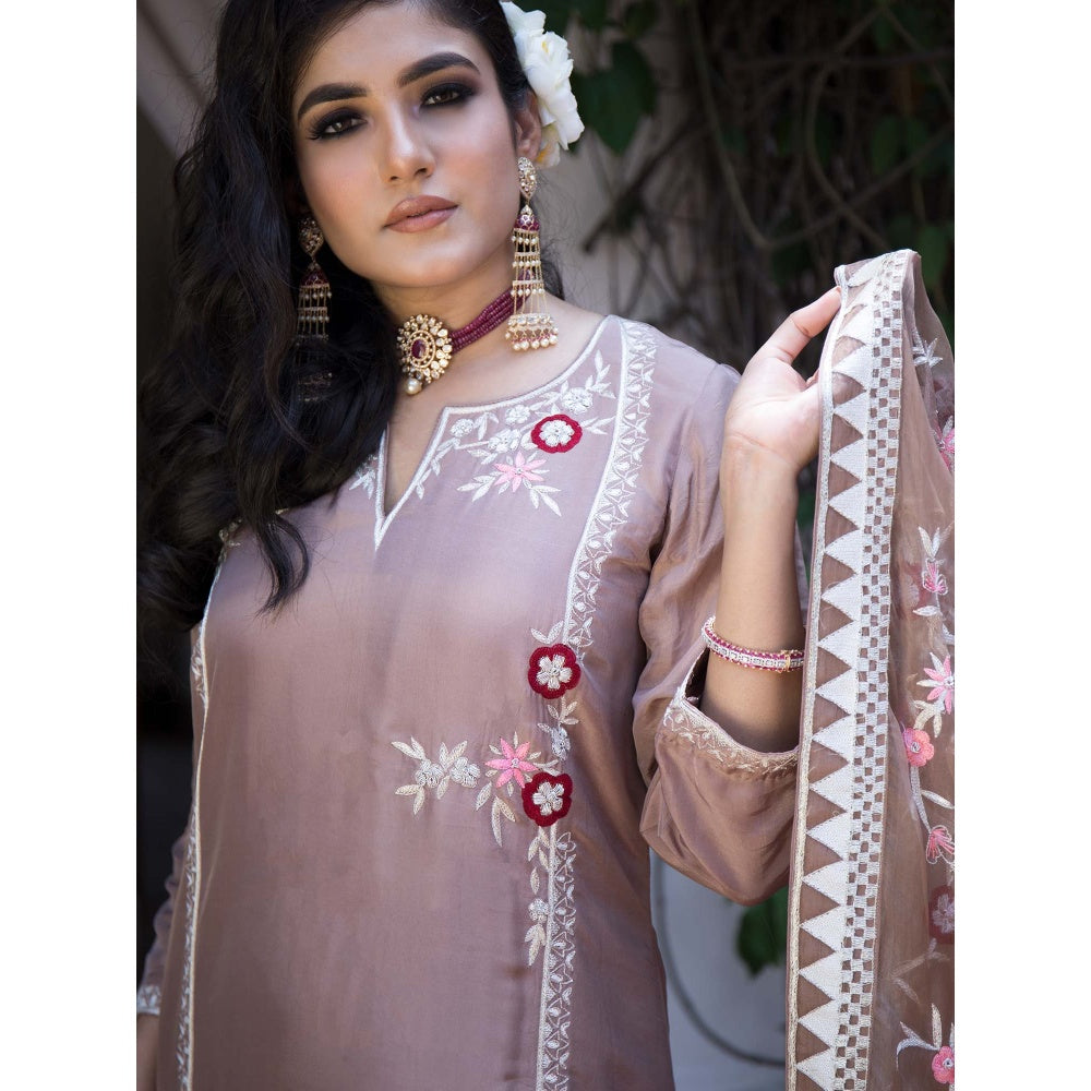 House Of Muher Mariam Bronze Suit Set (Set of 3)