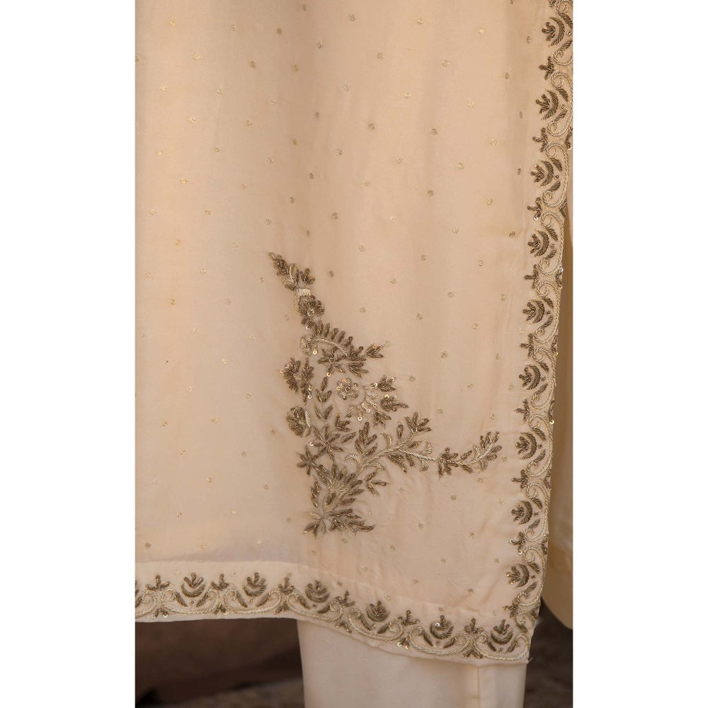 House Of Muher Kashish Yellow Suit Set (Set of 3)