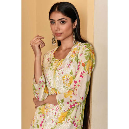 House Of Chikankari Iyada Chikankari Mulmul Straight Kurta