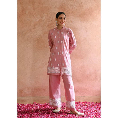 House Of Chikankari Cyra Chikankari Cotton Straight (Set of 2)