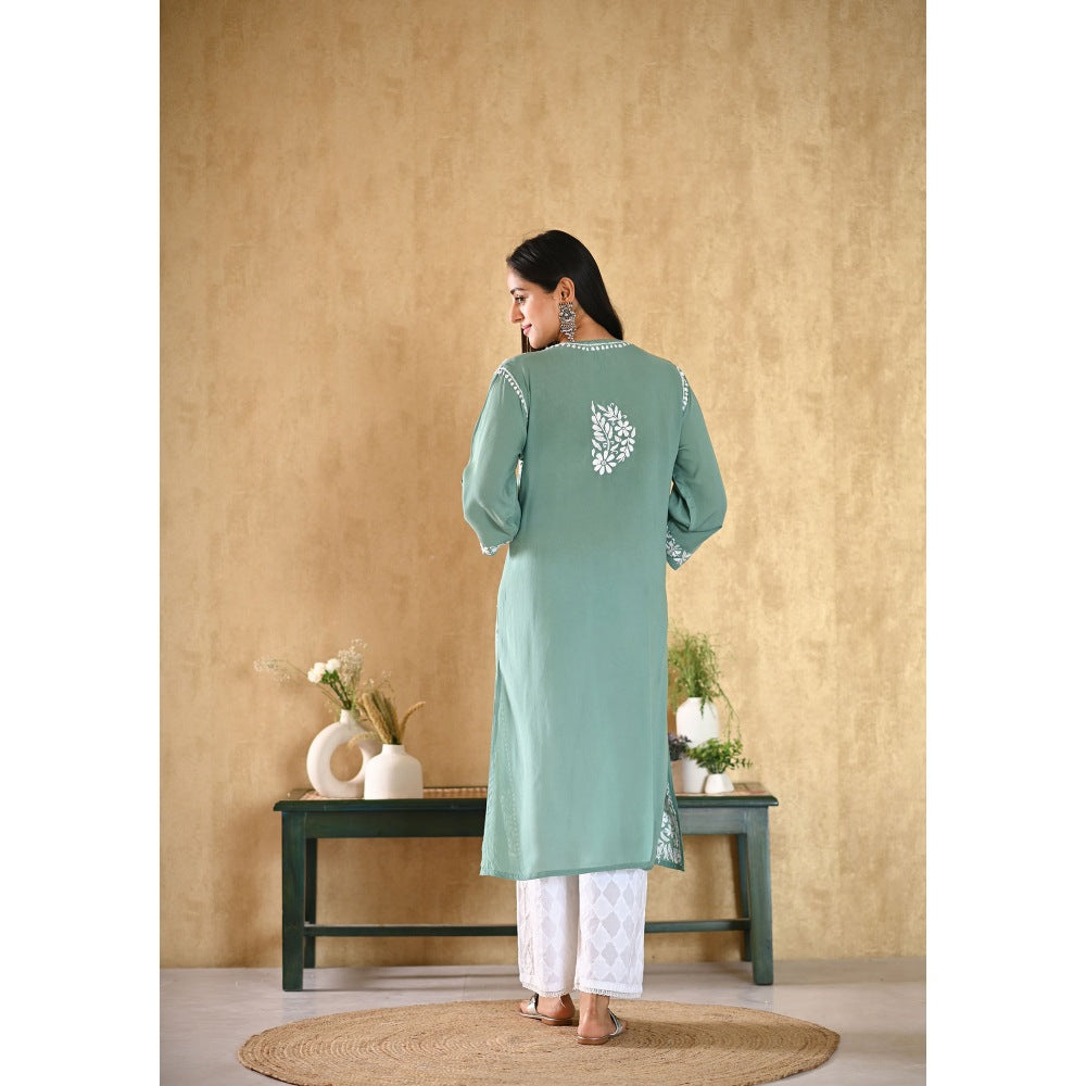 House of Chikankari Inaya Chikankari Modal Straight Kurta