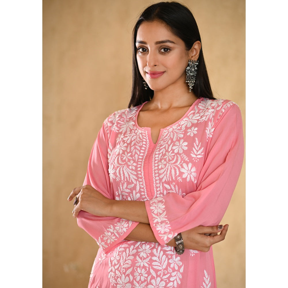 House of Chikankari Inaya Chikankari Modal Straight Kurta