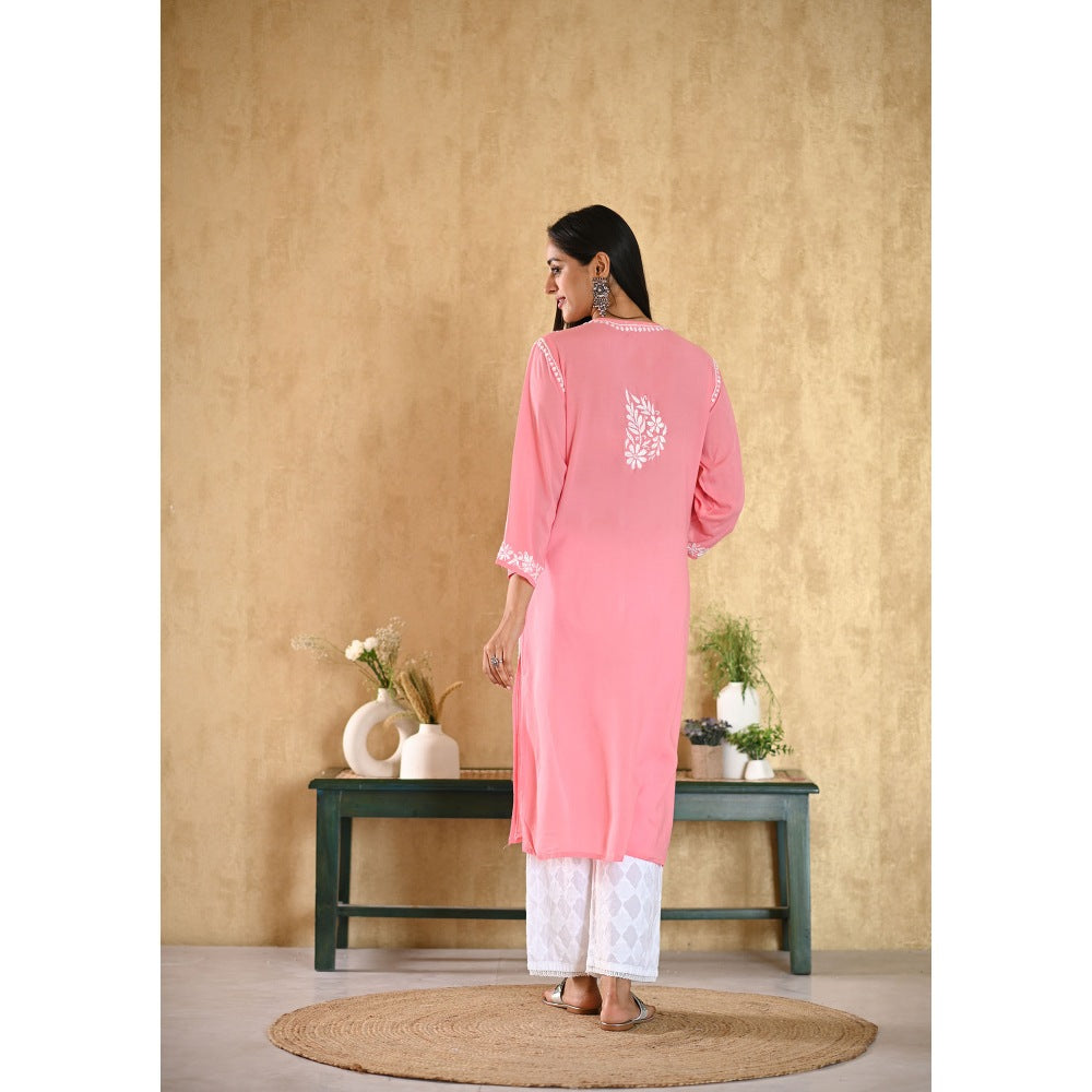 House of Chikankari Inaya Chikankari Modal Straight Kurta