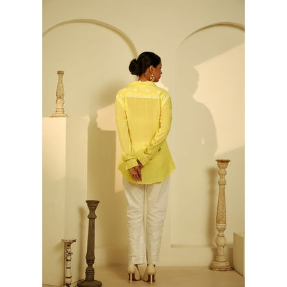 House of Chikankari Yaseen Chikankari Modal Straight Shirt