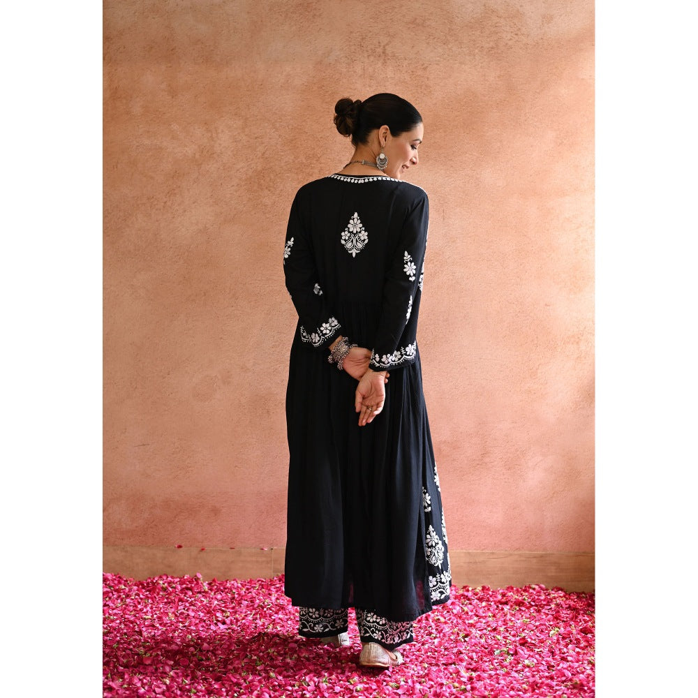 House of Chikankari Gulnar Chikankari Modal Anarkali Set