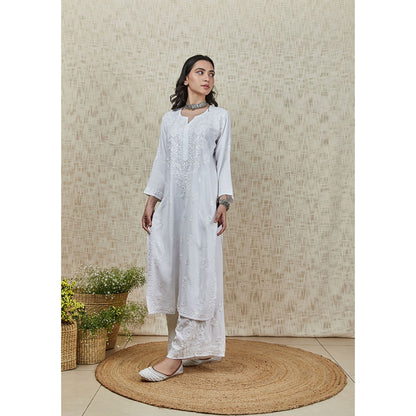 House of Chikankari Heer Chikankari Modal Straight Kurta