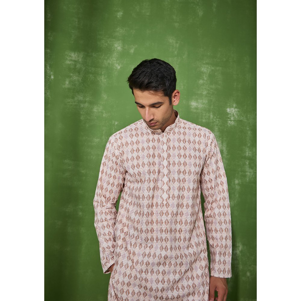 House of Chikankari Faisal Cotton Straight Men Kurta
