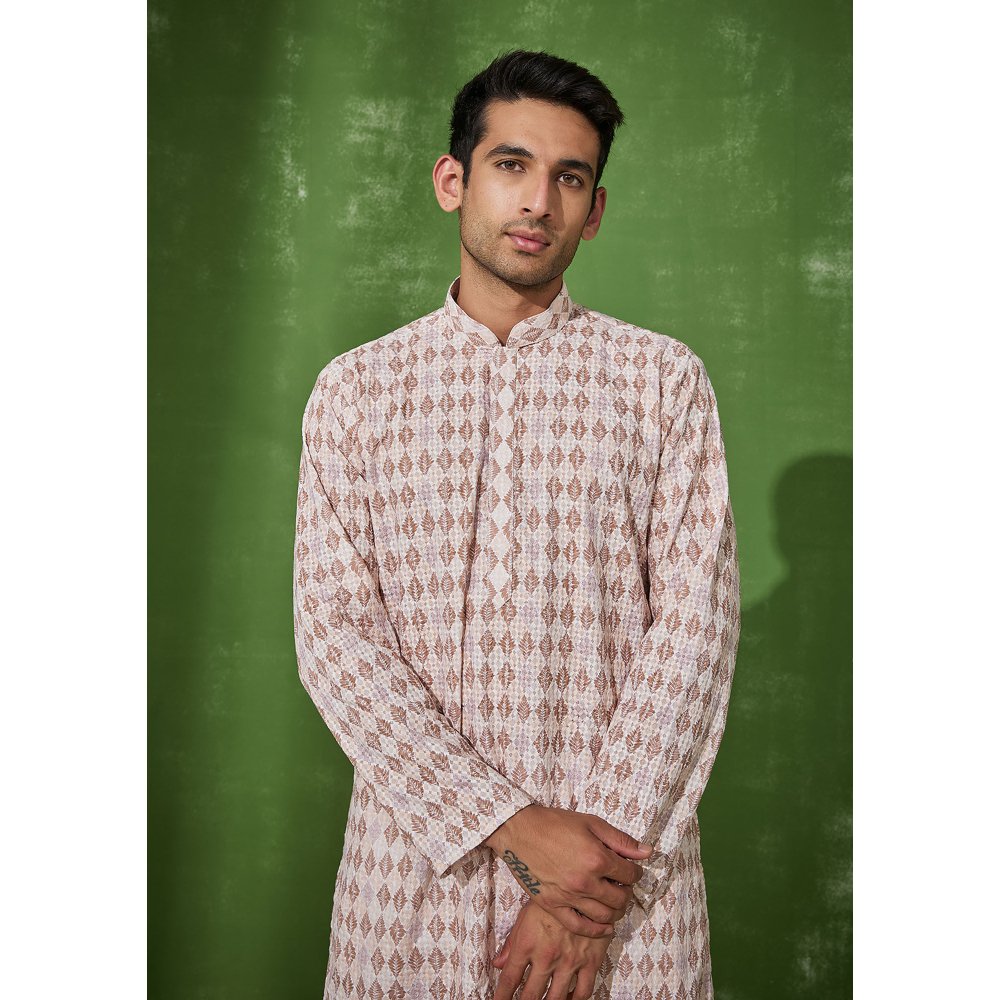 House of Chikankari Faisal Cotton Straight Men Kurta