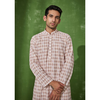 House of Chikankari Faisal Cotton Straight Men Kurta
