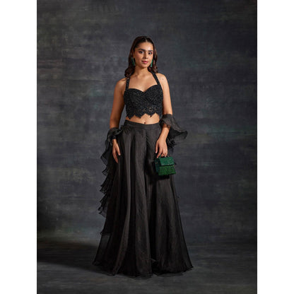 House of Exotique Arwa Lehenga (Set of 3)