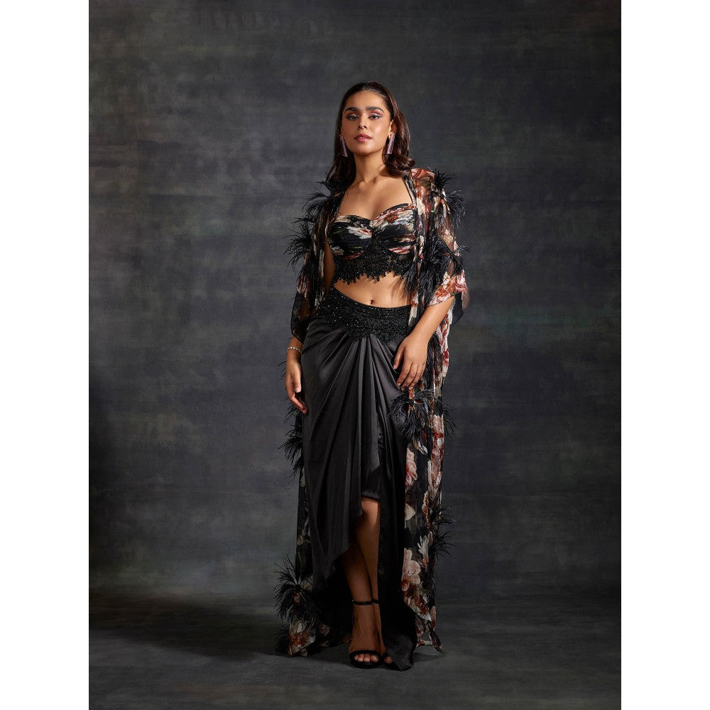 House of Exotique Aini Lehenga (Set of 3)