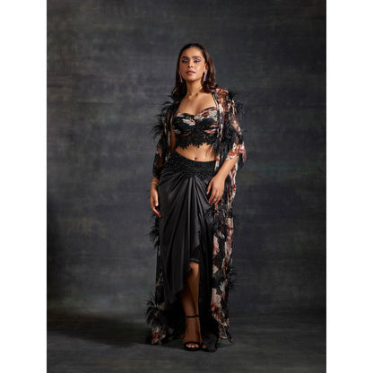 House of Exotique Aini Lehenga (Set of 3)