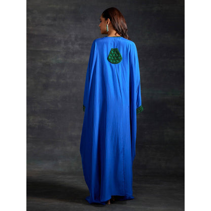 House of Exotique Blue Fareeha Kaftan
