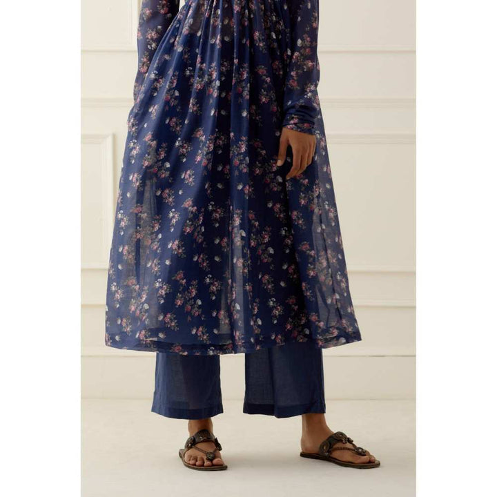 Ikshita Choudhary Navy Blue Cotton Pants