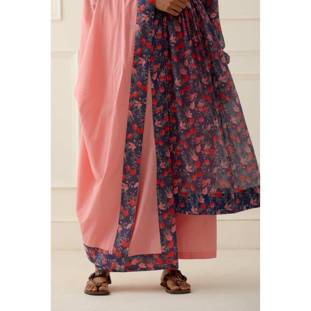 Ikshita Choudhary Peach Cotton Pants