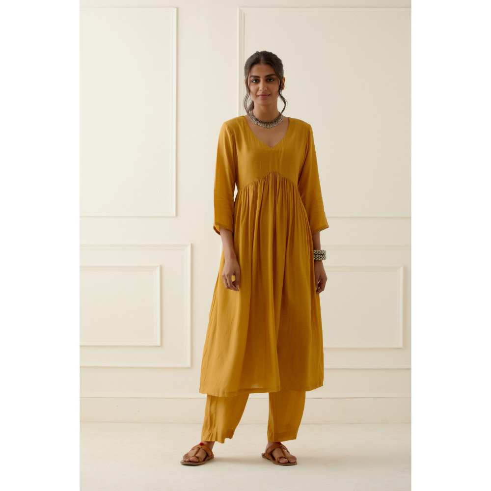 Ikshita Choudhary Yellow Mustard Pants