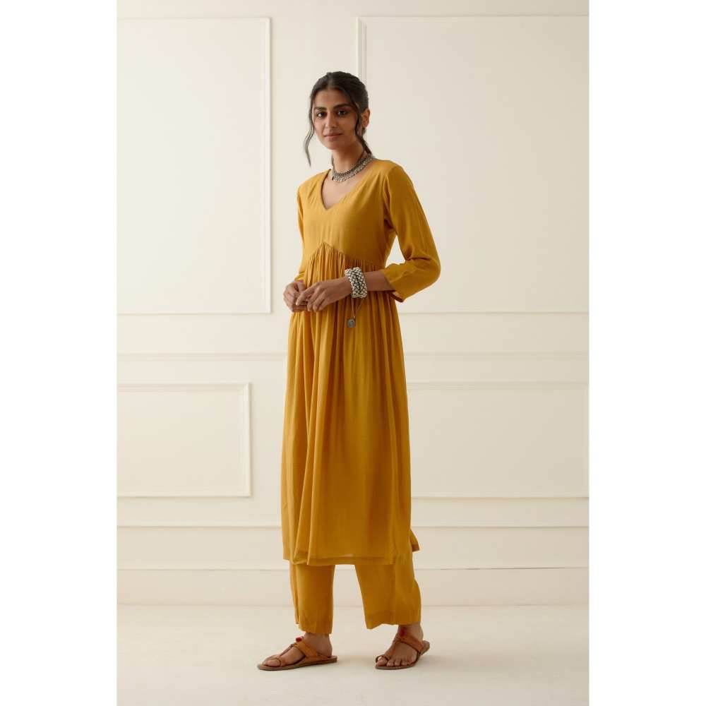 Ikshita Choudhary Yellow Mustard Pants