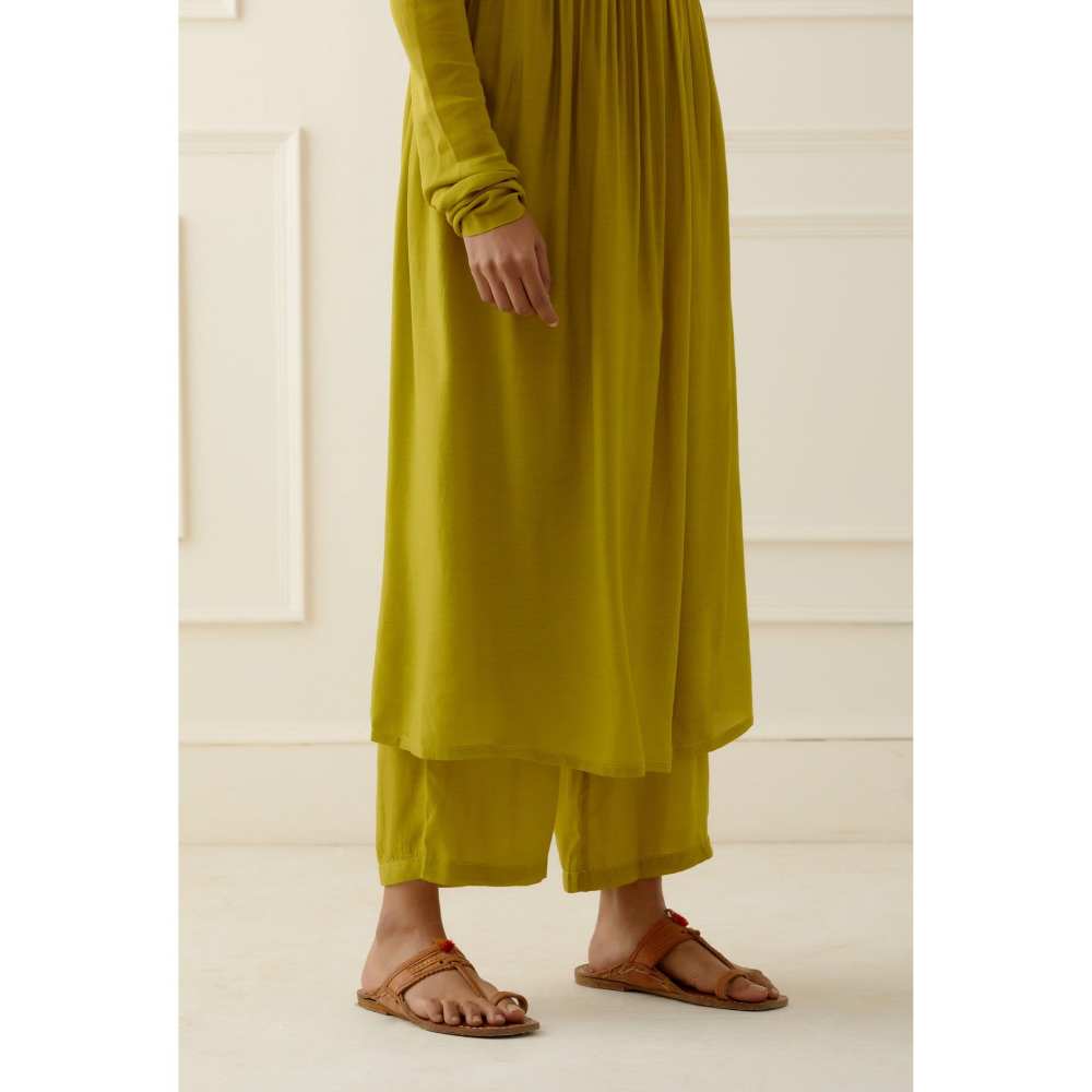 Ikshita Choudhary Parrot Green Pants