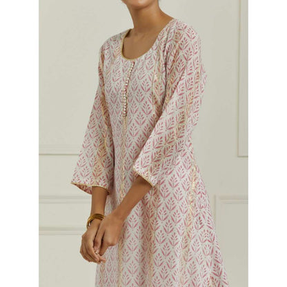 Ikshita Choudhary Pink Kurta (Set of 3)