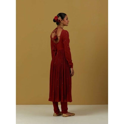 Ikshita Choudhary Red Kurta