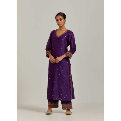 Ikshita Choudhary Purple Kurta (Set of 2)