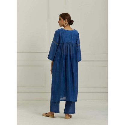 Ikshita Choudhary Blue Kurta