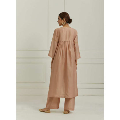 Ikshita Choudhary Beige Kurta (Set of 2)