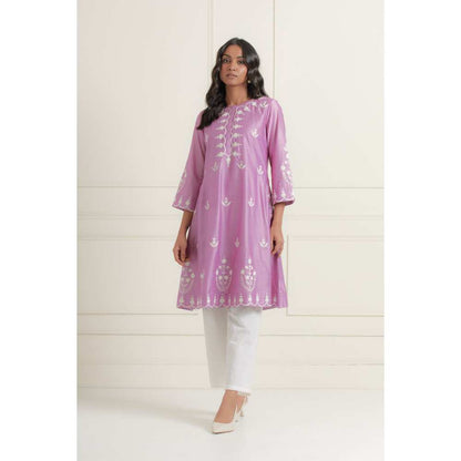 Ikshita Choudhary Purple Kurta