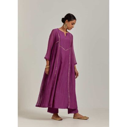 Ikshita Choudhary Purple Kurta (Set of 2)