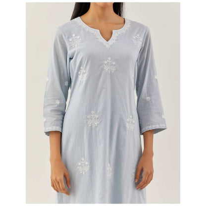Ikshita Choudhary Blue Kurta (Set of 2)