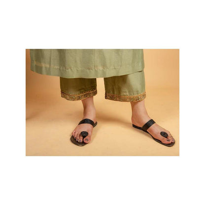 Ikshita Choudhary Pestel Green Kurta (Set of 2)