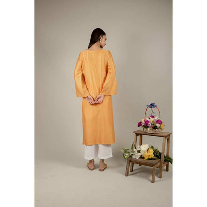 Ikshita Choudhary Yellow Kurta (Set of 2)