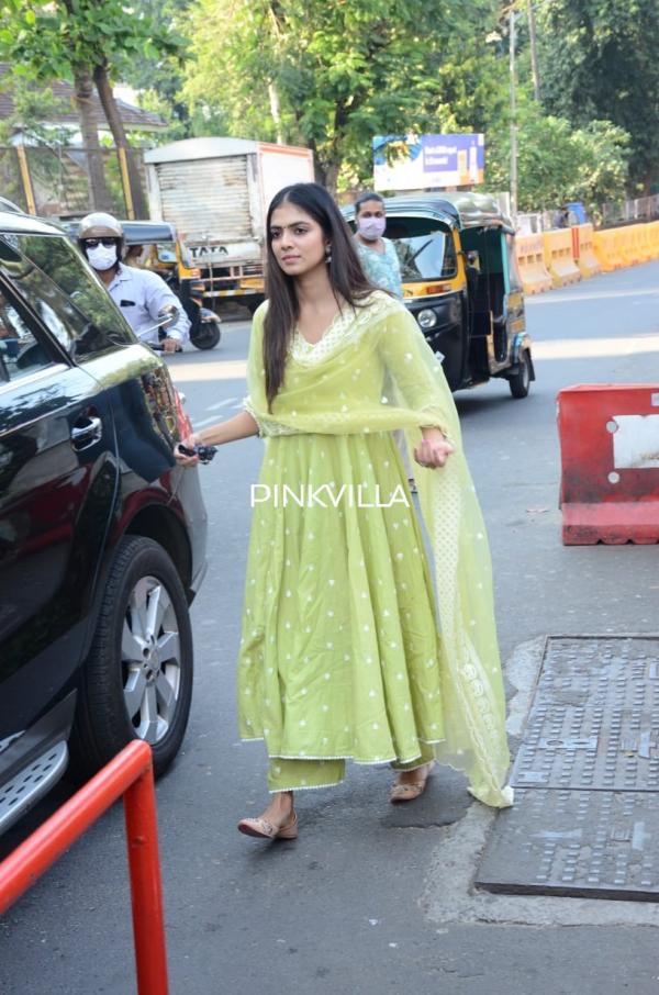 Hairat Green Anarkali Set