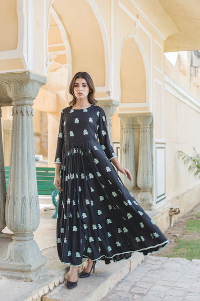Mahim Black Dress