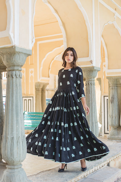 Mahim Black Dress
