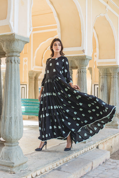 Mahim Black Dress