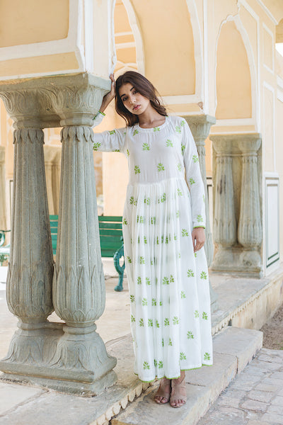 Mahim White Dress